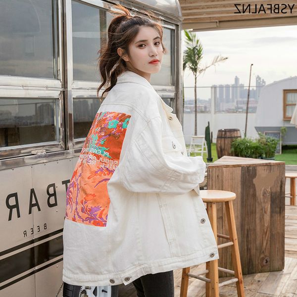women's jackets white bf jaqueta jeans feminina de meio comprimento, harajuku, primavera , streetwear, vintage, estampa abstrata, solta, Black;brown
women's jackets white bf jaqueta jeans feminina de meio comprimento, harajuku, primavera , streetwear, vintage, estampa abstrata, solta, Black;brown