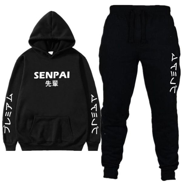 men's tracksuits fashion two pieces set senpai hooded sweatshirts sportswear men tracksuit hoodie streetwear hoodies pants sets, Gray
men's tracksuits fashion two pieces set senpai hooded sweatshirts sportswear men tracksuit hoodie streetwear hoodies pants sets, Gray