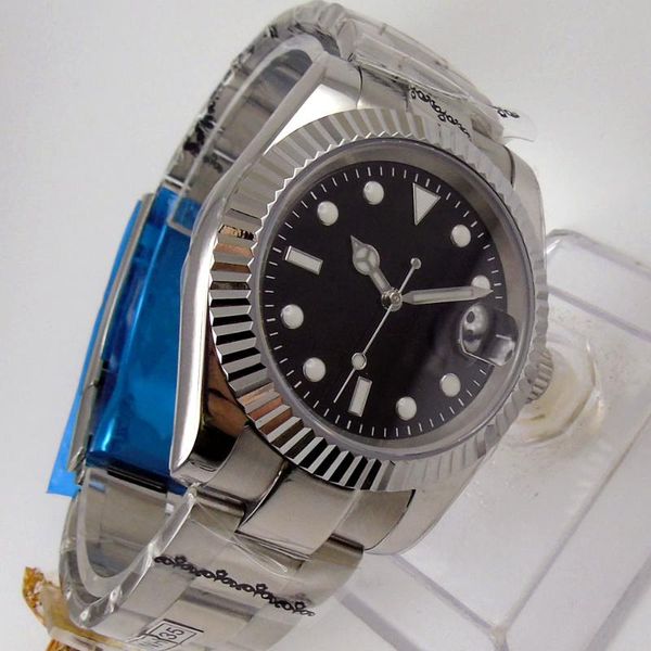wristwatches polished 39mm automatic men watch sapphire glass 24 jewels nh35a miyota 8215 luminous dial middle oyster strap, Slivery;brown
wristwatches polished 39mm automatic men watch sapphire glass 24 jewels nh35a miyota 8215 luminous dial middle oyster strap, Slivery;brown