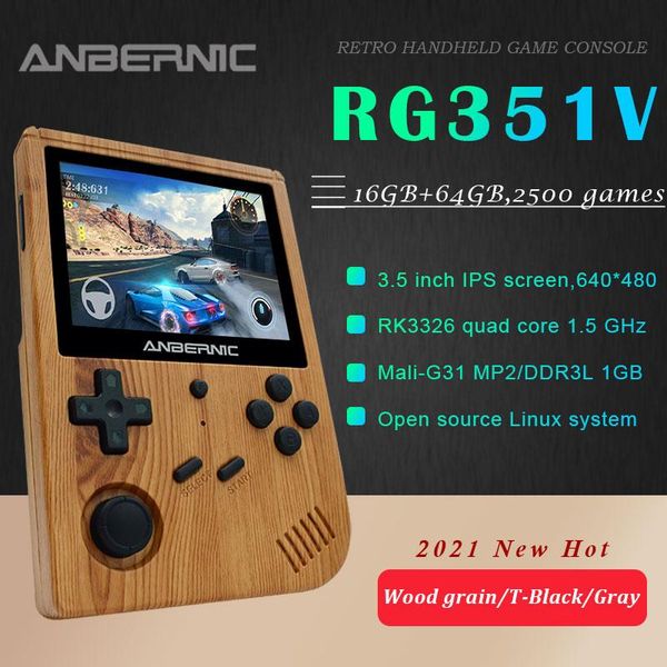 anbernic new rg351v retro games built-in 16g rk3326 open source 3.5 inch 640*480 handheld game console emulator for ps1 kid gift
anbernic new rg351v retro games built-in 16g rk3326 open source 3.5 inch 640*480 handheld game console emulator for ps1 kid gift