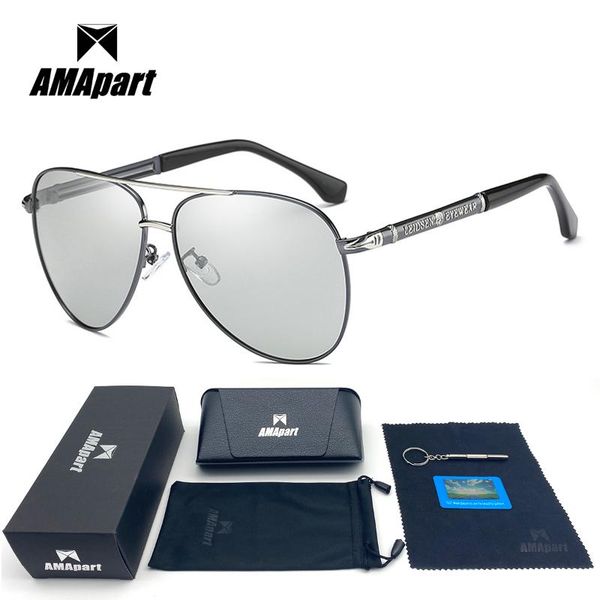 sunglasses amapart polarized for men driving fishing sports outdoors uv400 protection anti-glare, White;black
sunglasses amapart polarized for men driving fishing sports outdoors uv400 protection anti-glare, White;black
