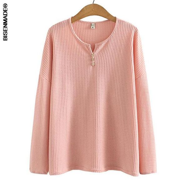plus size t-shirt women clothing sweaters 2021 autumn loose 3 buttons v neck waffle knitting a31-132, Black
plus size t-shirt women clothing sweaters 2021 autumn loose 3 buttons v neck waffle knitting a31-132, Black