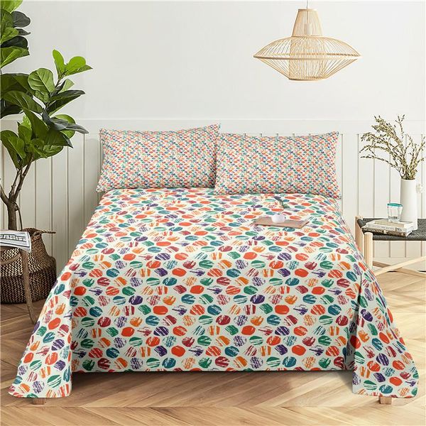 sheets & sets colorful bedding sheet home digital printing polyester bed flat with case print
sheets & sets colorful bedding sheet home digital printing polyester bed flat with case print
