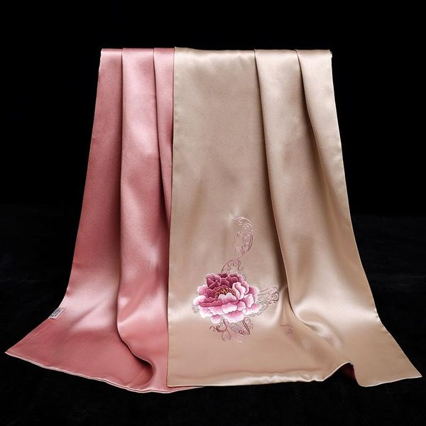 scarves fengguiyun 2021 embroidery pure silk mother scarf double satin small for women, Blue;gray
scarves fengguiyun 2021 embroidery pure silk mother scarf double satin small for women, Blue;gray