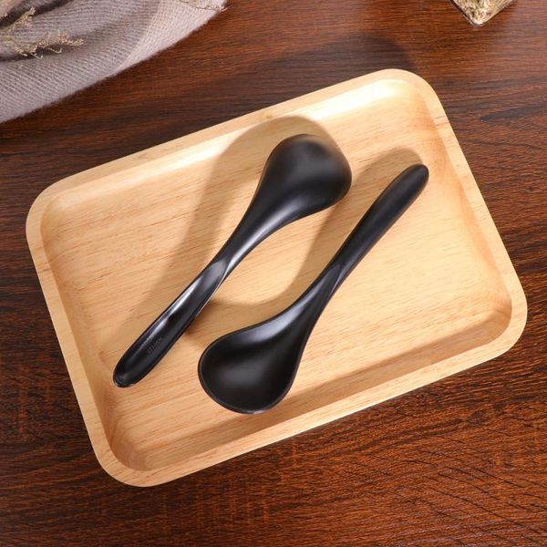 spoons 6pcs a5 melamine flatware black imitation porcelain soup spoon durable tableware for home (hs0123)
spoons 6pcs a5 melamine flatware black imitation porcelain soup spoon durable tableware for home (hs0123)
