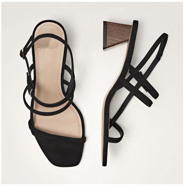 sandals jenny&dave women shoes summer england office lady simple roma genuine leather high heels woman, Black
sandals jenny&dave women shoes summer england office lady simple roma genuine leather high heels woman, Black