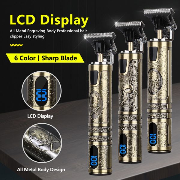 2021 new electric hair clipper usb rechargeable 0mm shaver beard trimmer professional men hair cutting machine barbershop
2021 new electric hair clipper usb rechargeable 0mm shaver beard trimmer professional men hair cutting machine barbershop