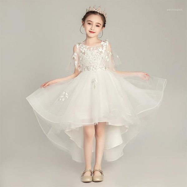 girl's dresses short front long back flower girl leaf lace appliques ruffled sleeves high low kids formal gown1, Red;yellow
girl's dresses short front long back flower girl leaf lace appliques ruffled sleeves high low kids formal gown1, Red;yellow