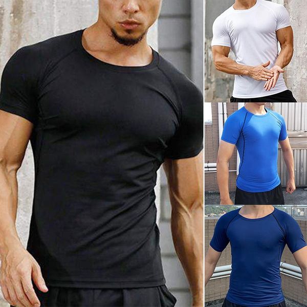 running jerseys spandex men t shirt gym fitness trainer t-shirt men's breathable sportswear, Black;blue
running jerseys spandex men t shirt gym fitness trainer t-shirt men's breathable sportswear, Black;blue