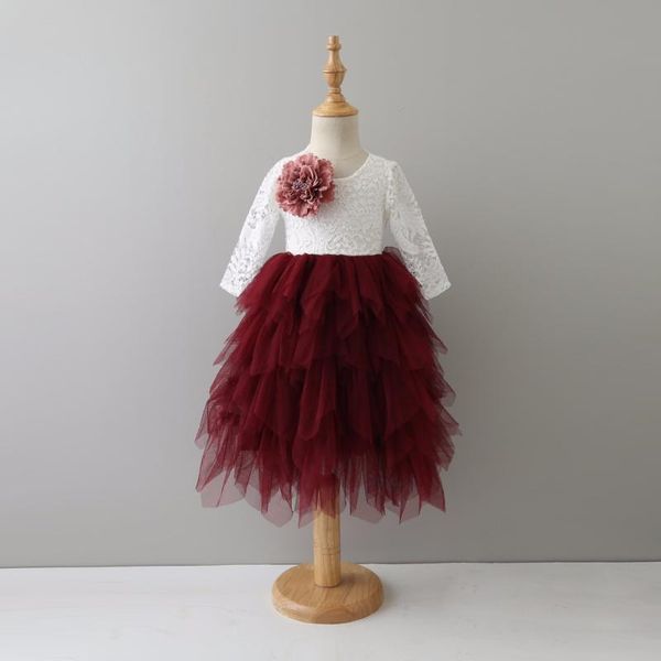 girl's dresses baby girls lace long formal dress princess girl maxi puffy v back tulle costumes for wedding birthday, Red;yellow
girl's dresses baby girls lace long formal dress princess girl maxi puffy v back tulle costumes for wedding birthday, Red;yellow