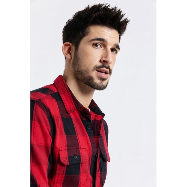 new casual plaid shirt men 2021 spring fashion streetwear long sleeve shirts slim fit 100% cotton camisa masculina 190063 0h1u, White
new casual plaid shirt men 2021 spring fashion streetwear long sleeve shirts slim fit 100% cotton camisa masculina 190063 0h1u, White
