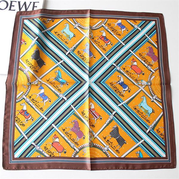 scarves pobing 100% pure silk scarf women geometric horse print square wraps foulard head neckerchief hijab bandana 53x53cm, Blue;gray
scarves pobing 100% pure silk scarf women geometric horse print square wraps foulard head neckerchief hijab bandana 53x53cm, Blue;gray
