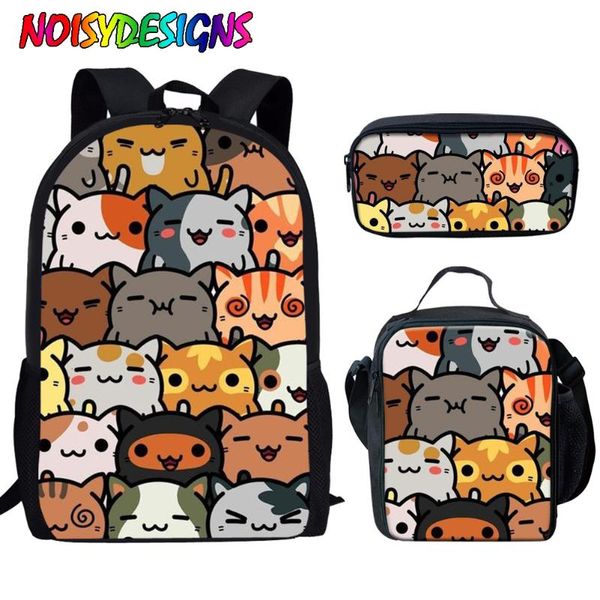 school bags noisydesigns cute kawaii cats pattern set girls orthopedic backpack for kids children bookbags escolar infantil
school bags noisydesigns cute kawaii cats pattern set girls orthopedic backpack for kids children bookbags escolar infantil