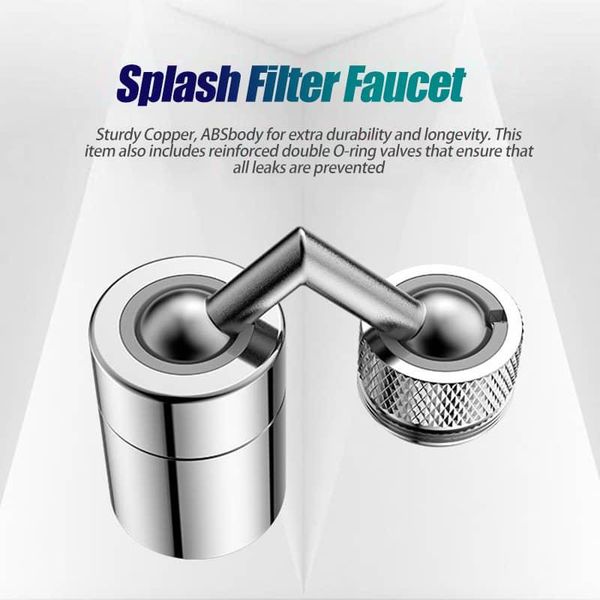 720°universal splash filter faucet spray head anti splash filter faucet children movable kitchen tap water saving nozzle sprayer
720°universal splash filter faucet spray head anti splash filter faucet children movable kitchen tap water saving nozzle sprayer