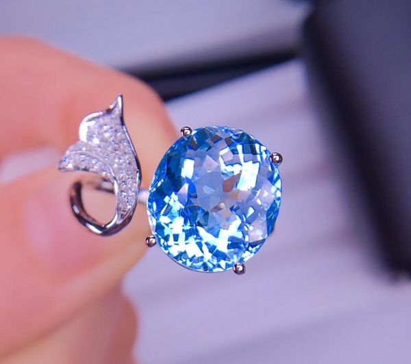 cluster rings e416 aquamarine ring fine jewelry pure 18k gold natural 5.9ct blue gemstones for women birthday presents, Golden;silver
cluster rings e416 aquamarine ring fine jewelry pure 18k gold natural 5.9ct blue gemstones for women birthday presents, Golden;silver