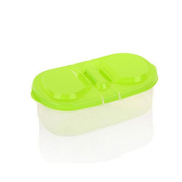 storage bottles & jars 2 grids kitchen box cereal grain bean rice plastic snack container transparent organizer tank
storage bottles & jars 2 grids kitchen box cereal grain bean rice plastic snack container transparent organizer tank