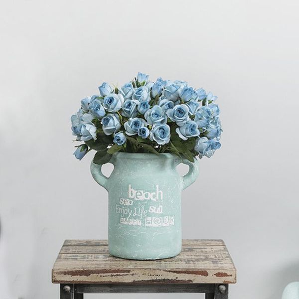 decorative flowers & wreaths 1pcs 15 buds mini artificial fake rose decora wedding decoration flower plant for home party
decorative flowers & wreaths 1pcs 15 buds mini artificial fake rose decora wedding decoration flower plant for home party