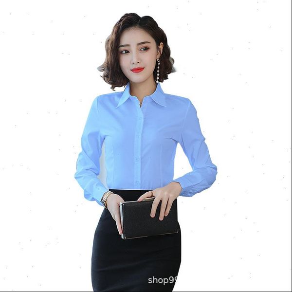 elegant women chiffon office blouses spring long sleeve lapel slim blue shirts work women fashion casual ladies plus size, White
elegant women chiffon office blouses spring long sleeve lapel slim blue shirts work women fashion casual ladies plus size, White