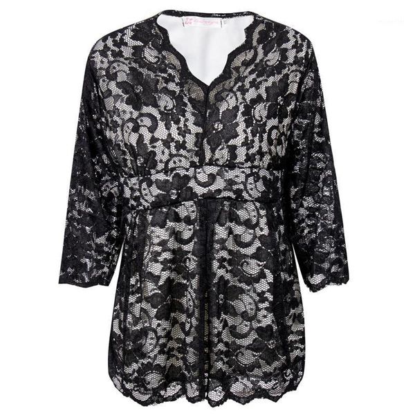 women's blouses & shirts 5xl large sizes women clothing summer lace half sleeve blouse 2021 v-neck club office plus size, White
women's blouses & shirts 5xl large sizes women clothing summer lace half sleeve blouse 2021 v-neck club office plus size, White