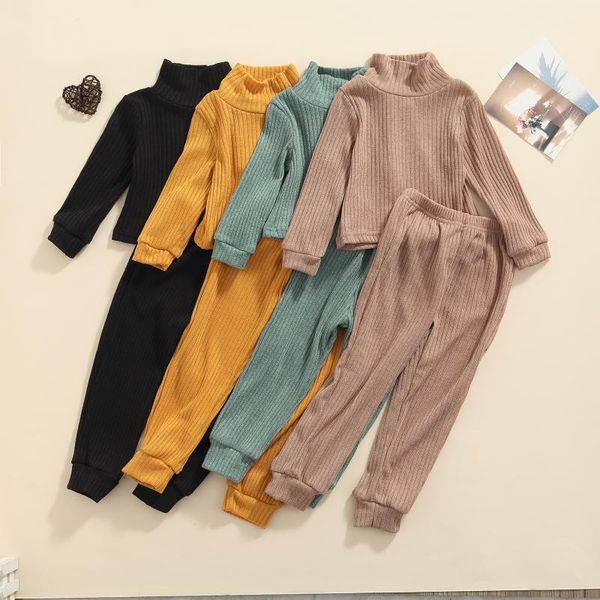 clothing sets autumn kids girls boys clothes set baby high collar long sleeve+trousers navel ribbed closure elastic waist, White
clothing sets autumn kids girls boys clothes set baby high collar long sleeve+trousers navel ribbed closure elastic waist, White