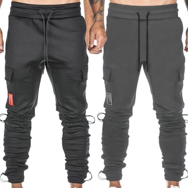 men's pants 2021 men multi pockets deep crotch trousers ankle tied high waist cargo training slacks jogging fitness sweatpants, Black
men's pants 2021 men multi pockets deep crotch trousers ankle tied high waist cargo training slacks jogging fitness sweatpants, Black