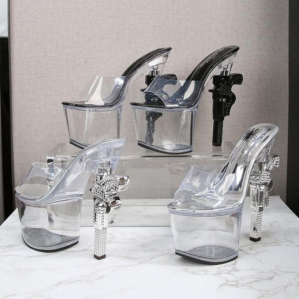 slippers 2021 exotic for pole dance shoes summer korean style thick bottom high heel sandals wedding female stilettos, Black
slippers 2021 exotic for pole dance shoes summer korean style thick bottom high heel sandals wedding female stilettos, Black