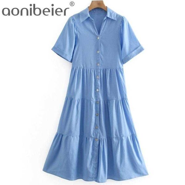 fashion za dress blue ruffle long women casual short sleeve woman summer loose button up shirt 210604, Black;gray
fashion za dress blue ruffle long women casual short sleeve woman summer loose button up shirt 210604, Black;gray