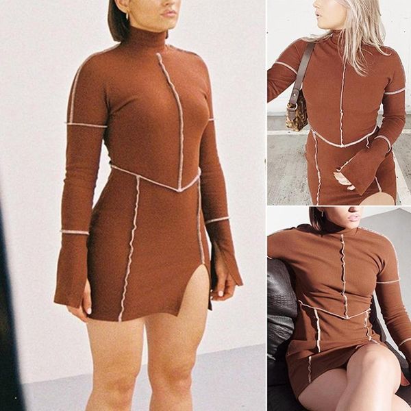 casual dresses striped turtleneck split short dress women hipster stitching harajuku spring female streetwear clothes, Black;gray
casual dresses striped turtleneck split short dress women hipster stitching harajuku spring female streetwear clothes, Black;gray