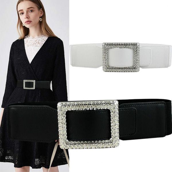 belts 2021 arrival ladies fashion diamond square buckle elastic waist belt dress access leather women matching, Black;brown
belts 2021 arrival ladies fashion diamond square buckle elastic waist belt dress access leather women matching, Black;brown