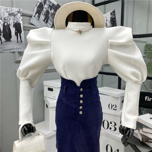 2021 female winter new arrival fashion sleeve long stocking thin pullover's office lady superior nlbw, White
2021 female winter new arrival fashion sleeve long stocking thin pullover's office lady superior nlbw, White