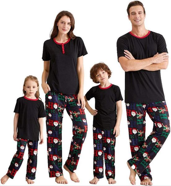 christmas new solid color negotiable long-sleeved printed pants single-breasted suit home service, Blue
christmas new solid color negotiable long-sleeved printed pants single-breasted suit home service, Blue