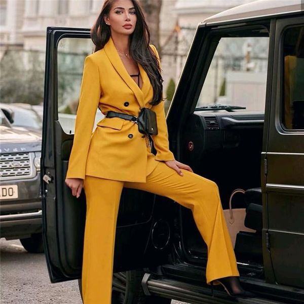 women's suits & blazers fqlwl casual yellow blazer suit women v neck double breasted elegant coat female ladies office jacket outwear t, White;black
women's suits & blazers fqlwl casual yellow blazer suit women v neck double breasted elegant coat female ladies office jacket outwear t, White;black