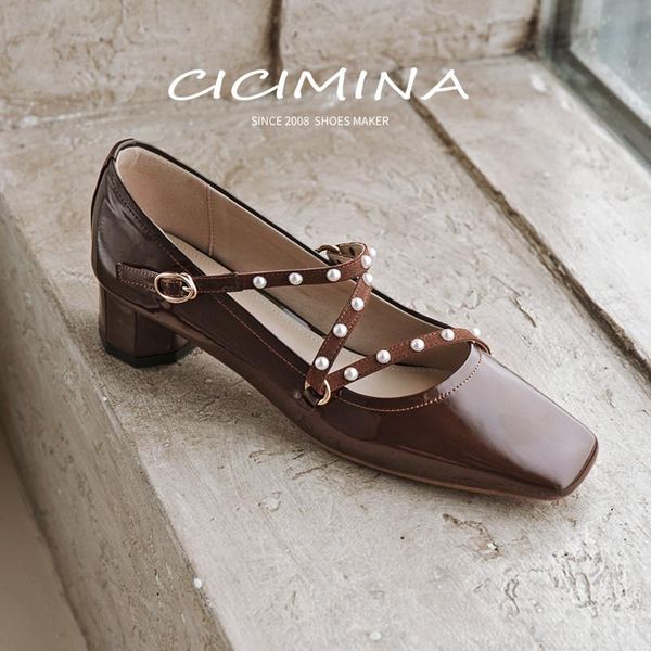 dress shoes patent leather women fashion spring and autumn buckle pumps square toe casual thick heel size 34-39 handmade, Black
dress shoes patent leather women fashion spring and autumn buckle pumps square toe casual thick heel size 34-39 handmade, Black