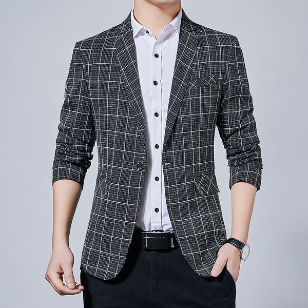 2021 new luxury classic men's casual plaid blazer autumn spring fashion brand slim fit long sleeves suit 2wvt, White;black
2021 new luxury classic men's casual plaid blazer autumn spring fashion brand slim fit long sleeves suit 2wvt, White;black