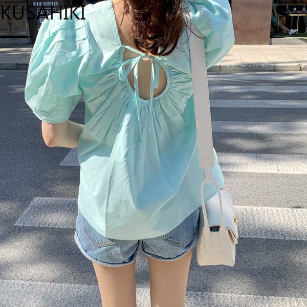 korean bow tie backless blouses causal sweet puff sleeve o-neck shirt fashion chic blusas mujer de moda 6g615 210603, White
korean bow tie backless blouses causal sweet puff sleeve o-neck shirt fashion chic blusas mujer de moda 6g615 210603, White