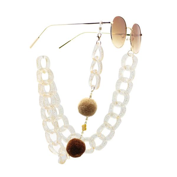 transparent acrylic wide glasses chain fashion women mask chain straps sunglasses holder
transparent acrylic wide glasses chain fashion women mask chain straps sunglasses holder
