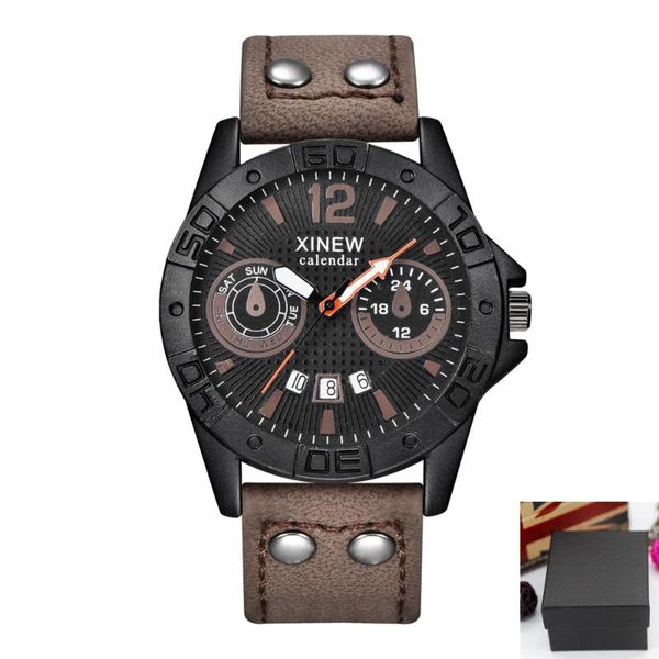 wristwatches xi watches mens fashion date quartz watch men leather analog sports gifts business montres de marque luxe, Slivery;brown
wristwatches xi watches mens fashion date quartz watch men leather analog sports gifts business montres de marque luxe, Slivery;brown