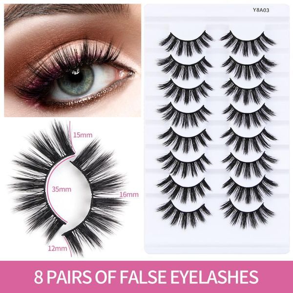 false eyelashes 8pairs 3d mink lashes natural dramatic faux cils makeup wholesale fake eyelash extension maquiagem
false eyelashes 8pairs 3d mink lashes natural dramatic faux cils makeup wholesale fake eyelash extension maquiagem