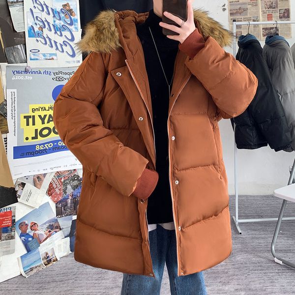 2021 new winter jacket men's warm fashion casual fur collar hooded parka men wild style long coat mens clothes s-2xl trnm, Black
2021 new winter jacket men's warm fashion casual fur collar hooded parka men wild style long coat mens clothes s-2xl trnm, Black