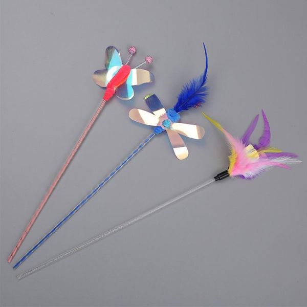 cat toys pet false butterfly/worm feather interactive funny teaser wand training kitten colorful rod
cat toys pet false butterfly/worm feather interactive funny teaser wand training kitten colorful rod