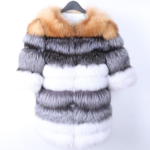 women's fur & faux real coat 100% natural jacket long female winter warm leather vest, Black
women's fur & faux real coat 100% natural jacket long female winter warm leather vest, Black