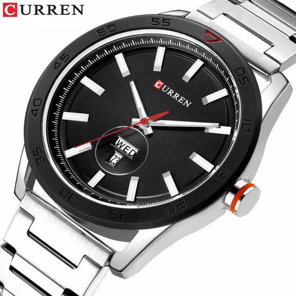 wristwatches curren watches mens casual quartz watch male clock fashion stainless steel band waterproof wristwatch with wee, Slivery;brown
wristwatches curren watches mens casual quartz watch male clock fashion stainless steel band waterproof wristwatch with wee, Slivery;brown