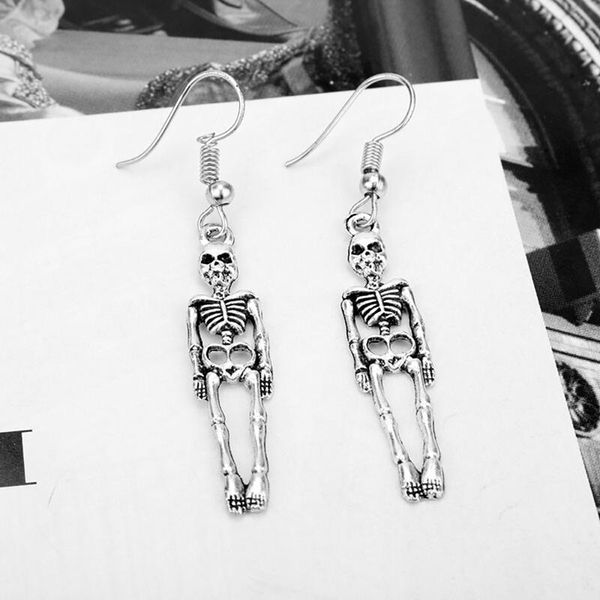 dangle & chandelier 1pair fashion creativity halloween vintage skeleton skull earrings for women diy jewelry party gifts 2021, Silver
dangle & chandelier 1pair fashion creativity halloween vintage skeleton skull earrings for women diy jewelry party gifts 2021, Silver
