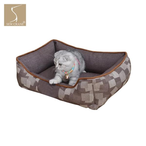 sewcrane durable puppy cuddle with removable washable covers dog/cat sleeping bed, jacquard denim blue/brown
sewcrane durable puppy cuddle with removable washable covers dog/cat sleeping bed, jacquard denim blue/brown