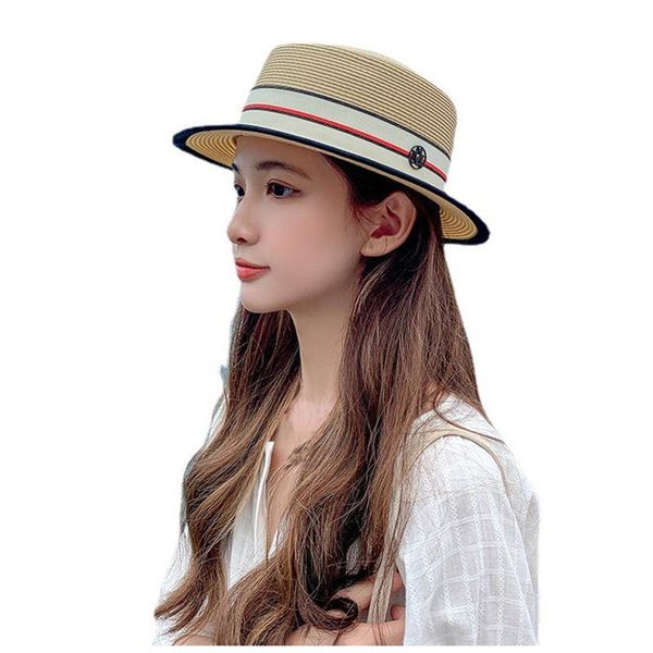 wide brim hats summer sun cap sunscreen sunshade pull phenanthrene straw hat the sir woman seaside sandy beach outdoor, Blue;gray
wide brim hats summer sun cap sunscreen sunshade pull phenanthrene straw hat the sir woman seaside sandy beach outdoor, Blue;gray