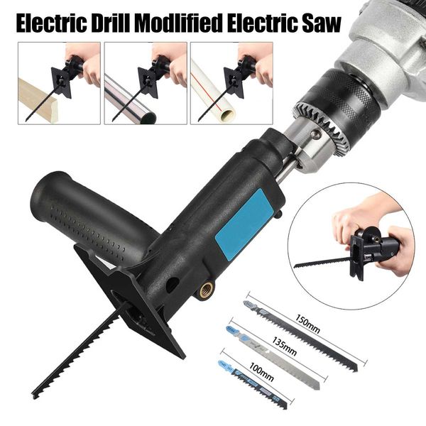 portable reciprocating saw adapter electric drill modified electric saw power tool wood cutter machine attachment adapter
portable reciprocating saw adapter electric drill modified electric saw power tool wood cutter machine attachment adapter