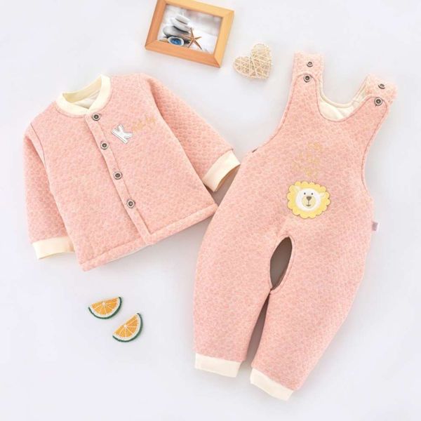 korean baby suspenders suit children's winter wear thickened antarctic open crotch cotton jacket for boys and girls, Blue
korean baby suspenders suit children's winter wear thickened antarctic open crotch cotton jacket for boys and girls, Blue