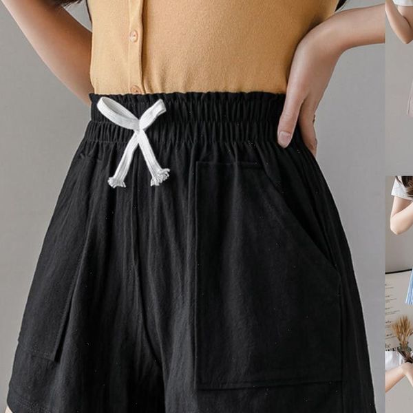 fashion cotton and linen bandage short women lady solid casual loose plus size 4xl short high waist pockets shorts 30, White;black
fashion cotton and linen bandage short women lady solid casual loose plus size 4xl short high waist pockets shorts 30, White;black