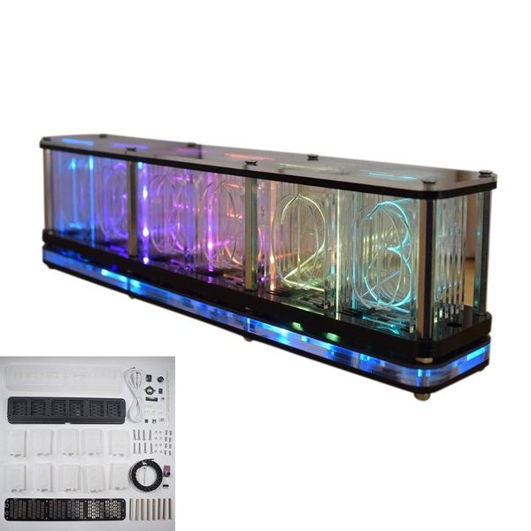 imitate full color rgb glow tube clock led music spectrum diy kits decor gift
imitate full color rgb glow tube clock led music spectrum diy kits decor gift