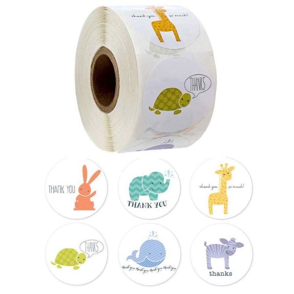 gift wrap 500pcs/roll 6 styles animals thank you reward stickers labels scrapbooking kids
gift wrap 500pcs/roll 6 styles animals thank you reward stickers labels scrapbooking kids